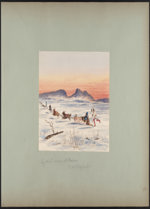 [Full page] Dog Sleigh crossing the Prairies ca. 1857-1858