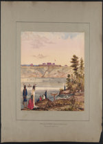 [Full page] [Upper Fort Garry on the Assiniboine River(?)] ca. 1857-1858