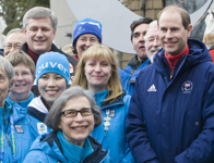 [Prime Minister Stephen Harper and His Royal Highness the Earl of Wessex meet with Paralympic Games volunteers in Whistler, British Columbia] 21 March 2010