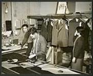 A Japanese tailor retains his trade at the Slocan City, B.C. camp [1943/11-1943/12]
