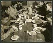 Japanese lumberjacks, just like our own boys, work hard, eat well, and sleep long [1943/11-1943/12]