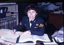 MCpl Anita Janssen at the Base Trenton R&D Section 1981