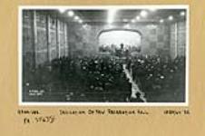 (Relief Projects - No. 44). Dedication of the new recreation hall May 15, 1935.
