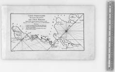 Carte particulière des costes du sud est de L'Isle Royale depuis l'Isle a Guion jusques à la pierre a fusil. Levée par ordre du Roy en 1750 et 1751 par M. De Chabert...Dheulland.Page 81. [cartographic material] 1751.