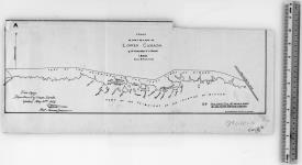 Trace of part of map of LOWER CANADA by W. Vondenvelden & L. Charland 1803. True copy, Department of Crown Lands, Quebec, May 23rd 1882. E.C. Taché, Asst-Commissioner. Geo. E. Desbarats & Co. Photo-Litho. Montreal. [cartographic material] 1803.