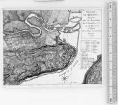 Environs de Quebec bloque par les Americains du 8 décembre 1775, au 13 Mai 1776. A Paris chez Le Rouge rue des grands Augustins, 1777. [cartographic material] 1777.