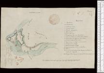 [Coteau du Lac buildings], E.W. Durnford, Lt. Col. Comd'g Royal Engrs. Sept. 24, 1823. [architectural drawing] 1823