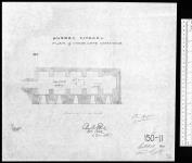 Quebec citadel. Plan of chain gate house guard. F.C. Hassard, Lt. Col., D.C.R.E. Charles E. Ford, Col., C.R.E. 6 Dec. 1865. [architectural drawing] 1865.