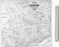 Map of part of Canada West Engraved Expressly for the Canadian Almanac, 1861. [cartographic material] 1861