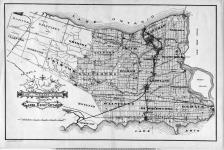 Map showing Line of Welland Canal between Lakes Erie and Ontario. [cartographic material] n.d.