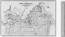 Map of the City of Ottawa engraved expressly for the Canadian Almanac for 1878. [cartographic material] 1878