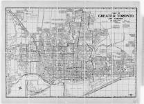 Map of Greater Toronto and suburbs. [cartographic material] 1920