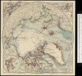 The National Geographic Magazine Map of the North Pole Regions. Prepared by Gilbert H. Grosvenor, Editor. [cartographic material] 1907.