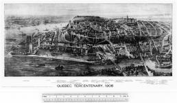 Quebec Tercentenary, 1908. J.L. Wiseman. [cartographic material] 1905(1908)