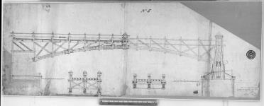 Plan no. 5 referred to in my report and estimates upon the St. Maurice River Bridge P. Flannery, Montreal, 3d Sept. 1839. [cartographic material] 1839