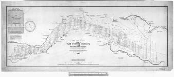 Chart of part of river Saguenay from Chicoutimi to St. Fulgence showing channel soundings &c. from survey made under the direction of Louis Coste, Esq., Chief Engineer, by F.W. Cowie, Hydrographic Engineer. 1897. [cartographic material] 1897.