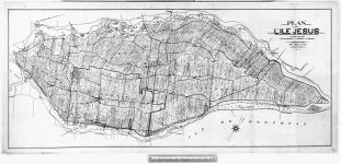 Plan de l'Ile Jésus préparé par Jos. Meunier, Ingénieur civil, Arpenteur-Géomètre 1911. [cartographic material] 1911