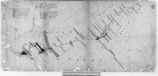 Plan Shewing the Lands Purchased, taken, or marked off by the Royal Engrs Department as necessary for the purposes of the Rideau Canal. [cartographic material] 1842(1890)