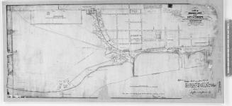 Plan of ordnance lands in the City of Toronto, made from actual survey by S. Fleming, Esqre. in the spring of 1852, under instructions from the Royal Engineers. [cartographic material] 1852[1878]