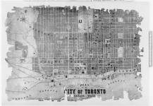 Plan of the City of Toronto, Canada West, 1857. [cartographic material] 1857