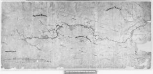 Map of the proposed Canal for uniting Lake Ontario with the River Ottawa by way of the Rivers Catarcquay, Gananoque and Rideau surveyed in the years 1823 and 1824 by Mr. Samuel Clow[e]s Civil Engineer and compiled from the minutes of actual survey by Mr. Reuben Sherwood, Land Surveyor, under the directions of the Commissioners of internal navigation. [cartographic material] 1824.