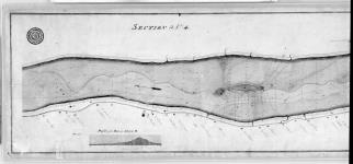 Plan of the obstructions in the navigation of the River Richelieu at St. Antoine and St Denis within the distance of 3 1/2 miles. Section No. 4. [cartographic material] 1830