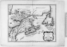 Partie orientale de la Nouvelle France ou de Canada. Par Mr. Bellin...1745. [cartographic material] 1745.