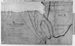Plan of Bytown, Called for by the Board's Order, dated 24th Feby., 1843. Surveyd by Lieut. White, Royal Engineers. [cartographic material] 1843.