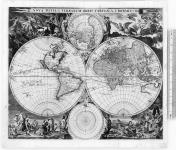 Nova Totius terraum Orbis Tabula, A.J. Bormeester. [cartographic material] 1710.