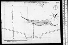 [Plan d'un terrain de la famille de Ramezay] [document cartographique] fait par Paul Labrosse à Montréal le 4e may 1753. 4 mai 1753.
