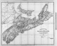 Mackinlay's Map of the Province of Nova Scotia, including the island of Cape Breton, compiled from actual & recent surveys. 1861. [cartographic material] 1861