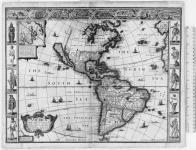 America with those known parts in that unknoune worlde both people and manner of buildings discribed and inlarged by I.S. Ano. 1626 [cartographic material]  Abraham Goos Amstelodami...sculpsit. 1627].
