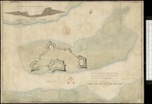 Plan of the post at Isle aux Noix shewing the present state of the works, and in yellow those proposed for connecting them together [architectural drawing] [cartographic material] 1787 [1789].
