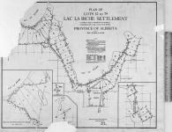 Plan of lots 42 to 79, Lac la Biche Settlement, in township 67, range 12, townships 66, 67 and 68, range 13, and townships 66 and 67, range 14, west of Fourth Meridian. Province of Alberta... Compiled from official surveys by P.R.A. Belanger, D.L.S., 16th October, 1889...S.L. Evans, D.L.S., 26th January, 1917...Department of the Interior, Ottawa, 18th June, 1917. Approved and confirmed, E. Deville, Surveyor General. Photo-zincographed at Surveyor General's Office, Ottawa, Canada. [cartographic material] 1917