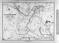 Map of the seat of Riel's insurrection showing the connection of Prince Albert with other points in the North West, Trails, Telegraph Lines &c., &c. [cartographic material] 1885.