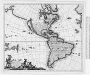 Recentissima Novi Orbis sive Americal Septentionalis et Meridionalis tabula per I. Dankerts...From Dankerts Atlas 1703 [cartographic material] 1703.