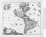 Novissima et Accuratoissima totius Americae descriptio per I. Danckerts. See Koeman v.2, p. 91. [cartographic material] [ca.1680].