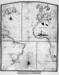 [Chart of the Atlantic Ocean, on vellum] Mel: Ferra: Portugal "Anno dei1772". [cartographic material] 1772.