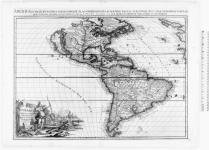 L'Amerique selon les nouvelles observations des Messr de L'Academie des sciences, etc [document cartographique] A. Leide, chez Pierre Vander Aa avec privilege [1713?].