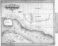Plan of the Town of Saut. de Ste. Marie, Canada West. [cartographic material] 1855.
