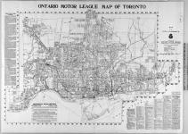 Map of the City of Toronto. Published by Ontario Motor League Lumsden Building - 6 Adelaide St. E., Toronto. (Copyright Canada, 1925, by Might Directories Limited.) [cartographic material] 1925