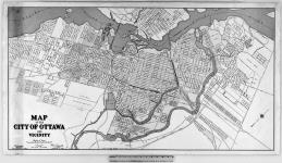Map of the City of Ottawa and Vicinity. [cartographic material] 1936
