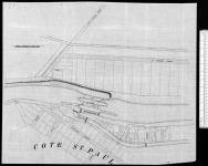 [Plan of location of locks, weir, and head race in cote St. Paul]. [cartographic material] n.d.