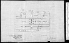 Plan showing the passage of water pipes under the Lachine Canal of the projected water works of St. Cunegonde. Montreal March 9th 1878. Made by: A. Massy C.E. [cartographic material] 1878.