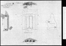 Magazine. A. (Citadel) Showing Proposal for rendering it shell proof. 572 [architectural drawing] n.d..