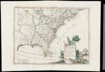 Il Canada, le colonie inglesi con la Luigiana, e Florida : di nuova projezione
