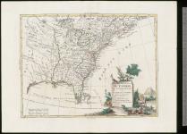 Il Canada, le colonie inglesi con la Luigiana, e Florida : di nuova projezione