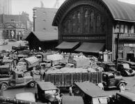 Toronto Wholesale Fruit Market, corner of Yonge and Esplanade Streets ca. 1930