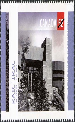 Historic photo from Wednesday, May 9, 2007 - Ontario Science Centre stamp - 52 cents - 750,000 issued May 9, 2007 - Canadian philatelic collection in Don Mills