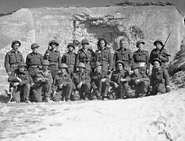 Personnel of W-2 Party, Royal Canadian Navy Beach Commando 